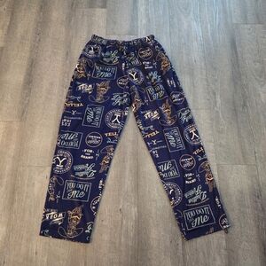 Men's Yellowstone Dutton Ranch Fleece Sleep Lounge Pajama Pants Men's  Large